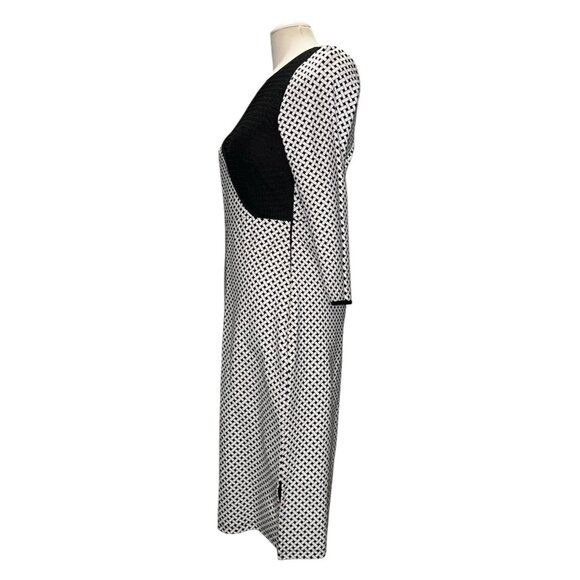 I Heart Ronson Womens Sequin Black & White Pencil Dress Size Medium - Picture 14 of 16